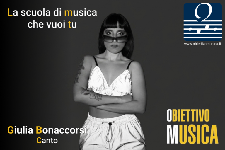 Obiettivo Musica - Scuola di musica a Milano | Giulia Bonaccorsi docente di canto moderno
